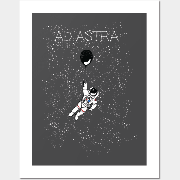 Ad Astranaut Wall Art by Elemental.fm